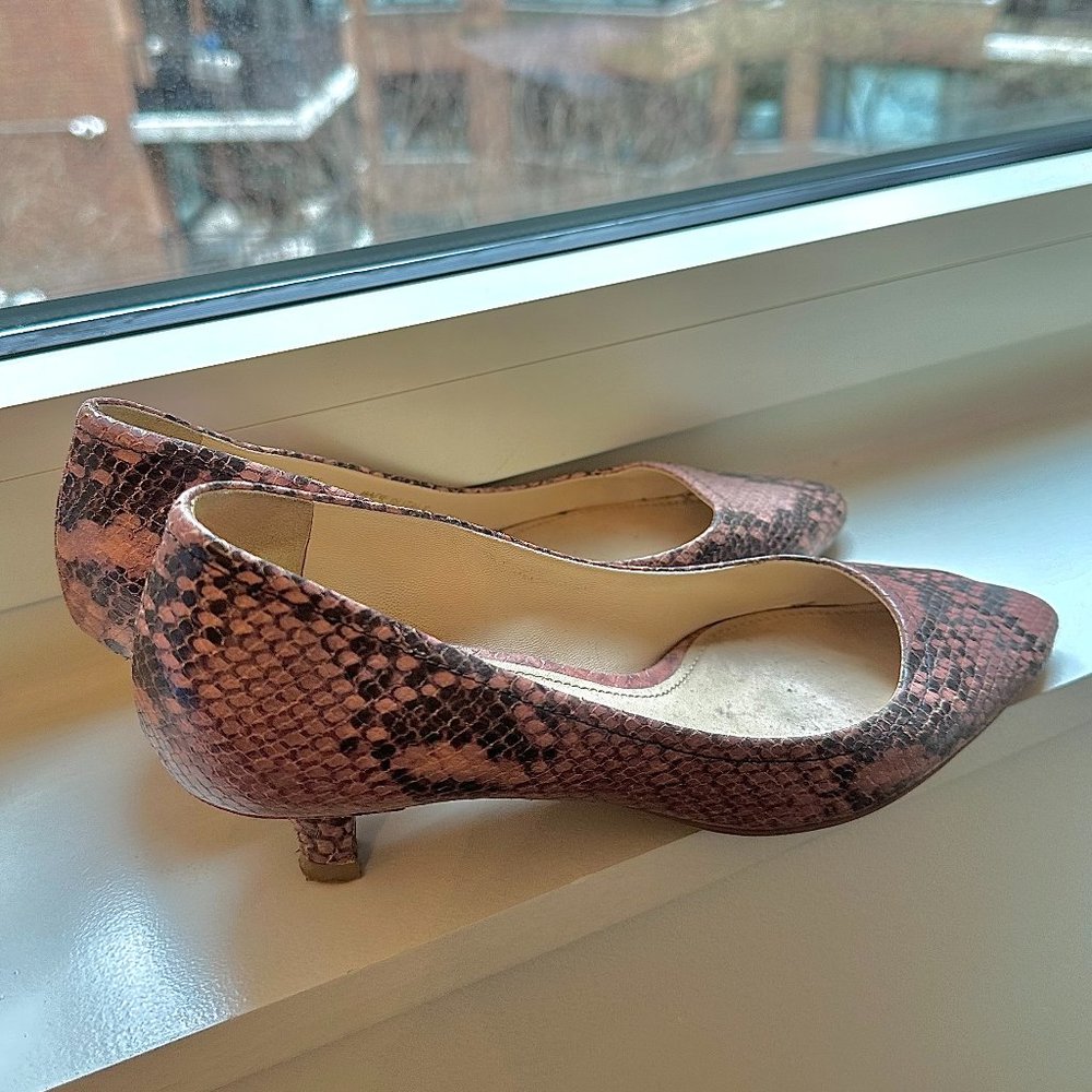 PRADA Python Heels Mini Pumps